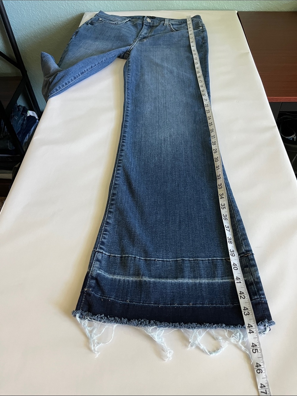 7 For All Mankind Tailorless Dojo High Rise Size 31 - Picture 9 of 16
